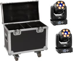 EUROLITE Set 2x LED TMH-H90 + Case with wheels (20000928) - showtechpro