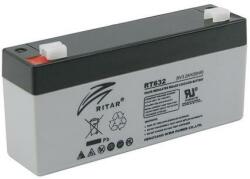 Ritar power Оловна Батерия (RT632) AGM 6V / 3.2Ah - 134 / 34 / 60 mm терминал1 RITAR (RITAR-RT632)