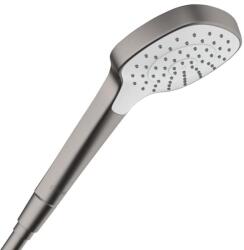 Hansgrohe Croma Select E 1jet kézizuhany szálcsiszolt fekete króm/fehér EcoSmart 9 l/perc 26815340 (26815340)