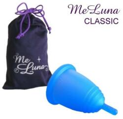 Me Luna Cupă menstruală cu picior, mărimea S, albastră - MeLuna Classic Shorty Menstrual Cup Stem