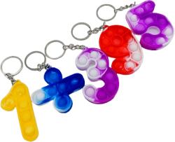 Ключодържател букви и цифри Pop It Микс