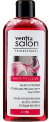 VENITA Agent de clătire pentru păr blond - Venita Salon Anty-Yellow Blond & Grey Hair Color Rinse Pink 200 ml