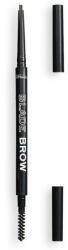 Relove By Revolution Creion automat pentru sprâncene cu periuță - ReLove Blade Brow Pencil Granite