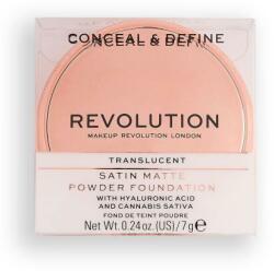 Makeup Revolution Pudră de față - Makeup Revolution Conceal & Define Satin Matte Powder Foundation P12.5