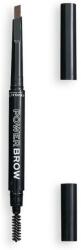 Relove By Revolution Creion automat cu pensulă pentru sprâncene - ReLove Power Brow Pencil Granite