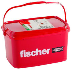 Fischer DUOPOWER dübel 8 x 40 - csavar nélkül, vödörben, 1200 db/csomag (564116) - praktikuskft