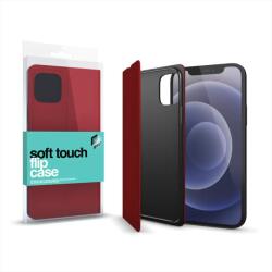 XPRO Soft Touch Flip Case Samsung A21 készülékhez, piros (123296) (XP123296) (XP123296)