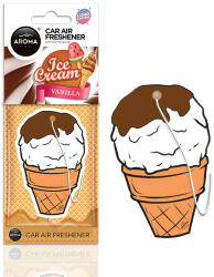 Aroma Car Sweets - illatosító - Ice Cream Brown Vanilla illat
