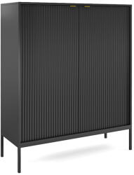  NOVA magas komód - fekete (PM76111)