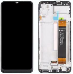 Samsung GH82-28492A Gyári Samsung Galaxy M33 fekete LCD kijelző érintővel kerettel előlap (GH82-28492A)