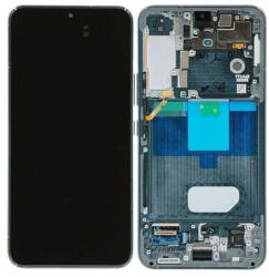 Samsung GH82-27520C Gyári Samsung Galaxy S22 5G OLED kijelző érintővel zöld kerettel előlap (GH82-27520C)