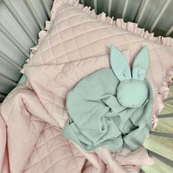 Dolly Pastell steppelt babaágynemű szett - Púder rózsaszín 75x100+26x36 (D635364)