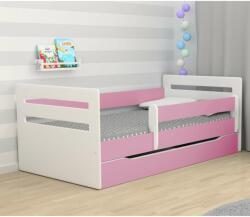 Kocot Kids Tomi Ifjúsági ágy ágyneműtartóval és matraccal - rózsas (LTO_RO_M)