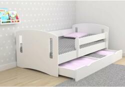 Kocot Kids Classic 2 Ifjúsági ágy ágyneműtartóval - fehér - Többfé (LC2_BI_) - pepita - 86 900 Ft