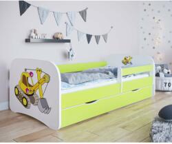 Kocot Kids Babydreams Ifjúsági ágy ágyneműtartóval - Kotrógép - T (LBD_BM_KOP) - pepita - 56 990 Ft