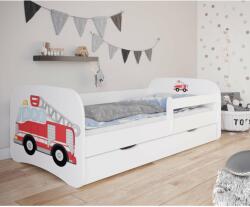 Kocot Kids Babydreams Ifjúsági ágy ágyneműtartóval - Tűzoltóautó (LBD_BM_STP) - pepita - 69 990 Ft
