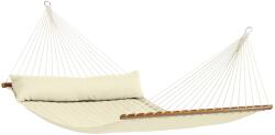 La Siesta Hamac gradina cu bara Kingsize La Siesta Alabama Vanilla, matlasat, crem