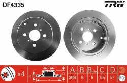 TRW Disc frana TRW DF4335 (DF4335) - automobilus