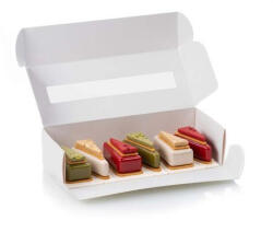 Silikomart Forma Silicon Kit Cake to Go 12 cavit, 7.5x3.8xH2.3 cm, 40ml Insert: 24 cavit, 5.2x2.5xH 0.7 cm, 6 ml (25.363.87.0065) Forma prajituri si ustensile pentru gatit
