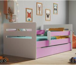 Kocot Kids Tomi Ifjúsági ágy ágyneműtartóval - rózsaszín - Többfél (LTO_RO_BM) - pepita - 86 900 Ft