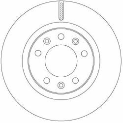 TRW Disc frana TRW DF6785 (DF6785) - automobilus