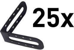 EXTOL sarok profil lapszintezőhöz (8845010 csempeszintezőhöz) klt. 25 db, 60×60mm, műanyag, L-típusú (8845010A)