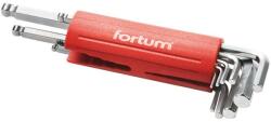 FORTUM imbuszkulcs klt. , hosszú, gömbfej, 9db, 1, 5-10mm, S2; 1, 5-2-2, 5-3-4-5-6-8-10, műanyag markolat FORTUM (4710100) - sipibolt