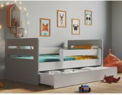 Kocot Kids Tomi Ifjúsági ágy ágyneműtartóval és matraccal - szürke (LTO_SZ_M_MX) - pepita - 104 900 Ft