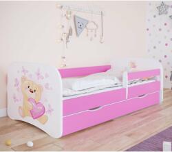 Kocot Kids Babydreams Ifjúsági ágy ágyneműtartóval - Maci pillang (LBD_BM_MMO) - pepita - 56 990 Ft