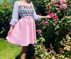 Ie traditionala Rochie Stilizata Traditional cu imprimeu Elena 16