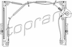 TOPRAN Mecanism actionare geam TOPRAN 501 832