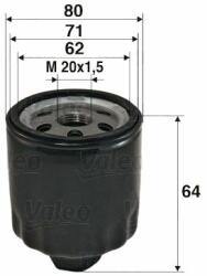 VALEO Filtru ulei VALEO 586003 (586003) - automobilus