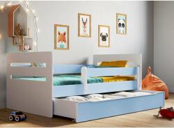 Kocot Kids Tomi Ifjúsági ágy ágyneműtartóval és matraccal - kék - (LTO_NI_M)