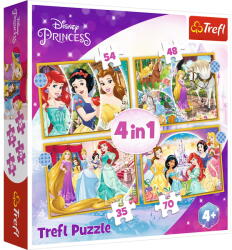 Trefl Disney Princess Happy Day 4in1 (34385)