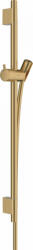 Hansgrohe Unica zuhanyrúd S Puro 65 cm, zuhanycsővel, szálcsiszolt bronz 28632140 (28632140)