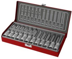 Extol bitdugófej klt. imbusz, 1/2″, 1/4″, 18db, 61CrV5; FORTUM (4700008)