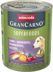 Animonda GranCarno Superfoods Adult Dog Lamb, Amaranth, Cranberry and Salmon Oil 800 g