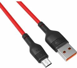 XO Cablu de date XO Design NB55, USB - MicroUSB, 5A, 1 m, Rosu
