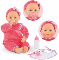 Corolle Papusa Lila Chérie Mon Grand Poupon Corolle 42 cm cu sunete și 5 funcții, cu ochi albaștri care clipesc, pentru 24 luni+ (CO150060-150040) Papusa
