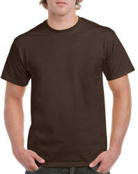 Gildan Férfi póló Rövid ujjú Gildan Heavy Cotton Adult T-Shirt - 2XL, Sötét csokoládébarna