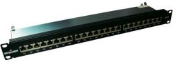 Intellinet Patch Panel Intellinet 24 porturi, FTP, Cat6 ecranat, 1U pentru rack 19", sistem prindere de tip punch-down "720038 (720038)