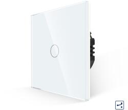 Luxion Intrerupator Simplu cu Variator Cap Scara / Cruce cu Touch din Sticla LUXION