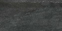 Rako Lépcső Rako Quarzit fekete 30x60 cm matt DCPSE739.1 (DCPSE739.1)