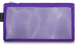 MAKEUP Trusă cosmetică de voiaj, mov Violet mesh, 22 x 10cm - MAKEUP