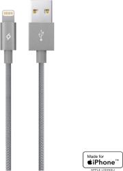 Ttec Кабел MFI AlumiCable Lightning Charge / Data Cable - Тъмно сив
