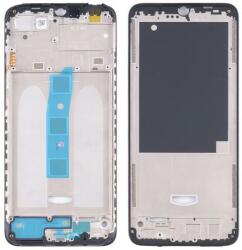  tel-szalk-1929691408 Xiaomi Redmi 10C fekete előlap LCD keret, burkolati elem (tel-szalk-1929691408)