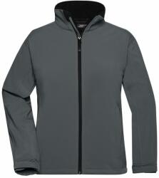 James & Nicholson (Daiber) Női softshell kabát JN137 - Sötétszürke | S (1-JN137-162408)