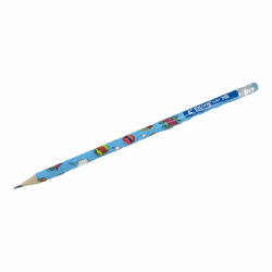  Ceruza 1 db HB hengeres mintás radíros - kék (169427)