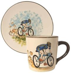 BögreManufaktúra Biciklis fiú bögre és reggeliző tányér (FRJ009)