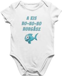 Hohoho horgász kék halacskás baby body (hohoho_horgasz_kek_halacskas_baby_body)